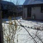 Snö på påskaftons morgon. *bläää*